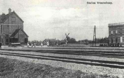 Station Vroomshoop in 1910